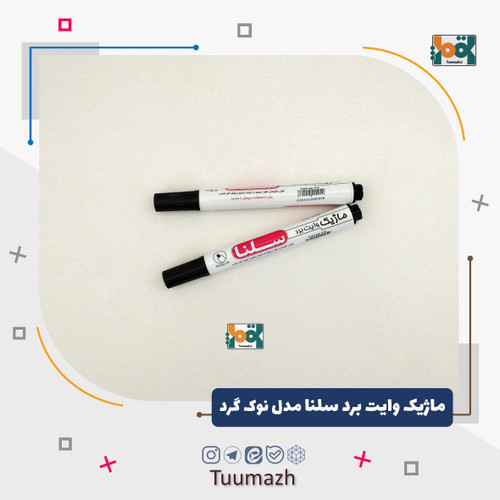 ماژیک وایت برد سلنا مدل نوک گرد